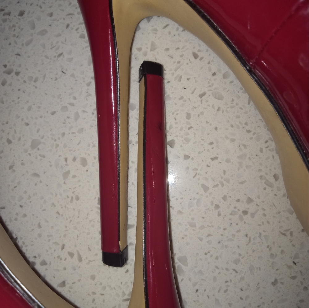 Steve Madden, maroon, Y2K Platform Heels size 7.5 - Picture 4 of 4